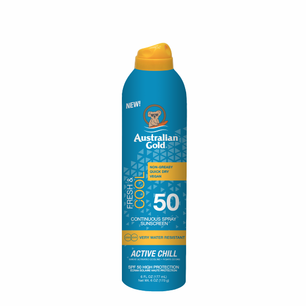 Australian Gold - Active Chill Sunscreen Spray SPF 50 (177 ml)